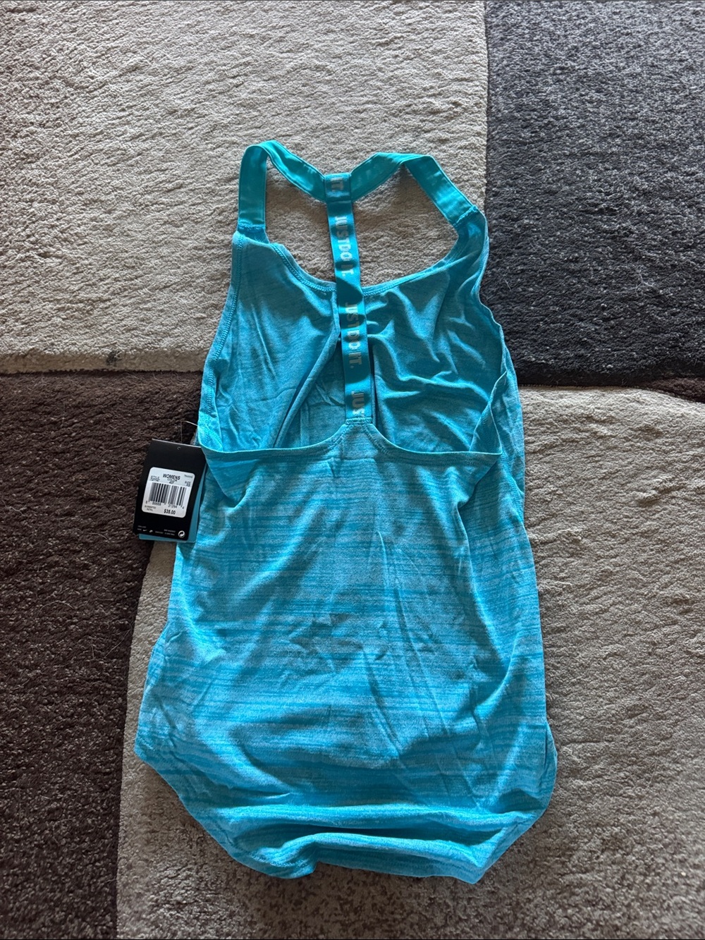Nike Turquoise Racerback Tank Top - Picture 4 of 5